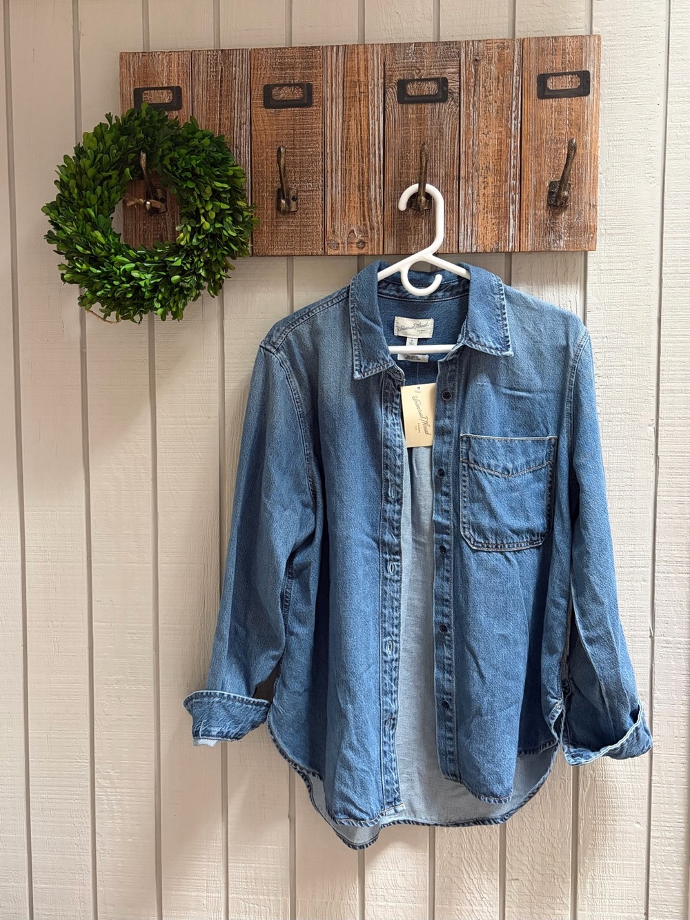 Universal Thread Denim button down NWTags!
